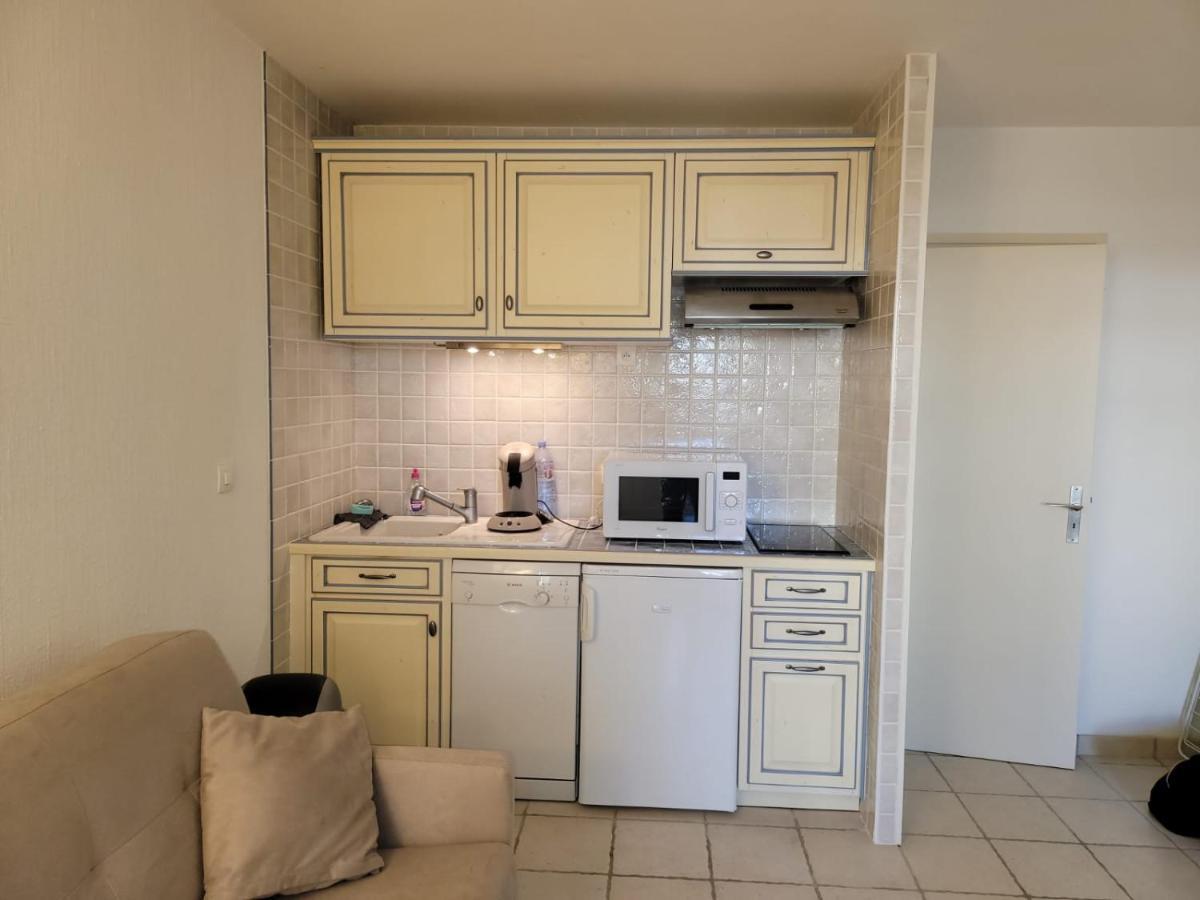 Studio Avec Loggia Entre Port, Plage Et Piscine Ле-Гро-дю-Руа Екстер'єр фото
